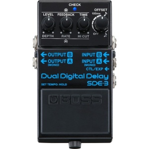 SDE-3 DUAL DIGITAL DELAY PEDALE
