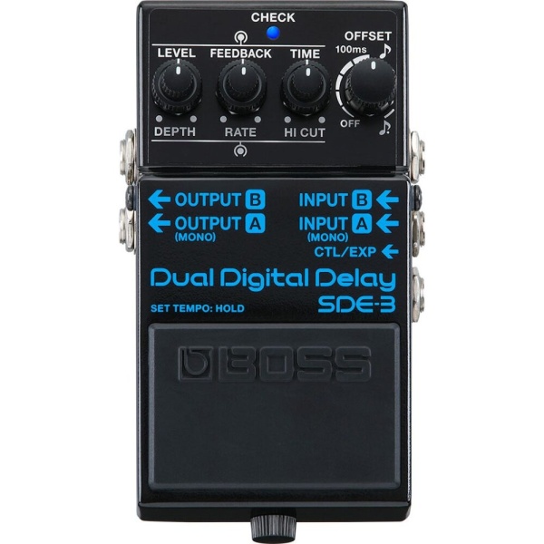 SDE-3 DUAL DIGITAL DELAY PEDALE