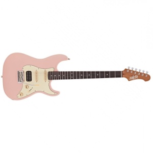 Jet Guitars JS400PK-R HSS Shell Pink Roasted Maple Tastiera Palissandro