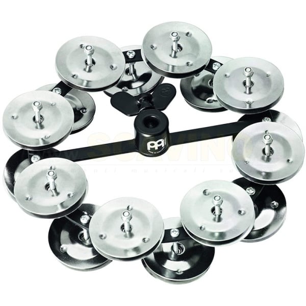 MEINL HTHH2BK Hi-Hat con due file di cimbalini in acciaio