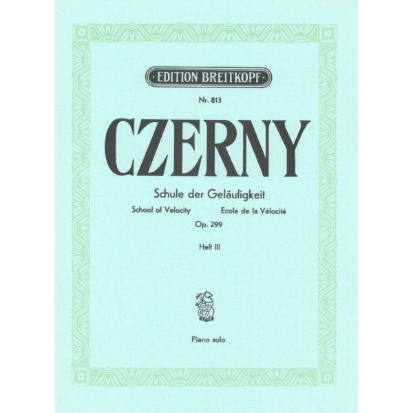 CZERNY - School of Velocity Op. 299