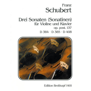 SCHUBERT - 3 Sonatas D 384