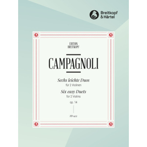 CAMPAGNOLI - 6 Easy Duets Op. 14