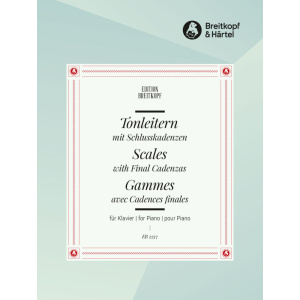BREITKOPF & HARTEL - Scales with Final Cadenzas