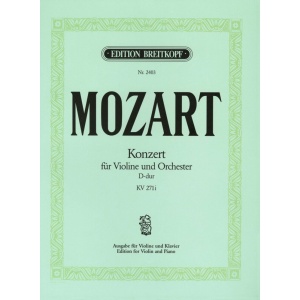 MOZART - Violin Concerto [No. 7] in D major K. 271i