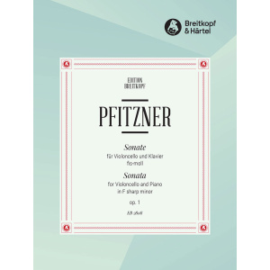 PFITZNER - Sonata in F minor Op. 1