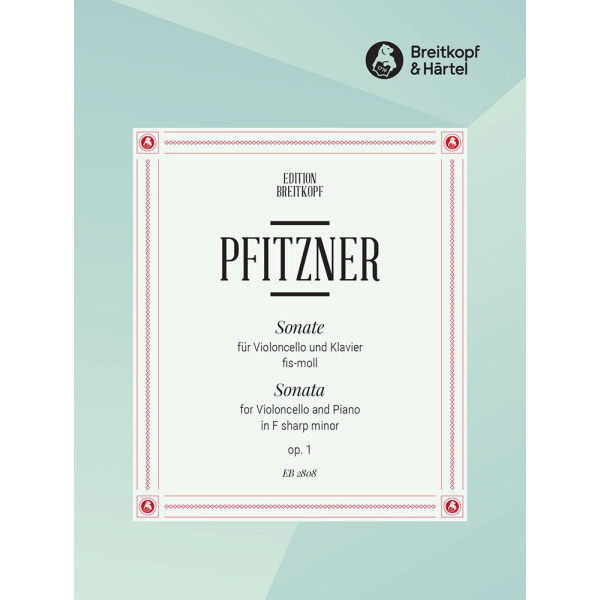 PFITZNER - Sonata in F minor Op. 1
