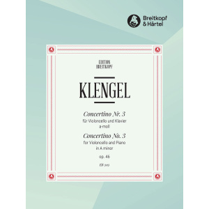 KLENGEL - Concertino No. 3 in A minor Op. 46