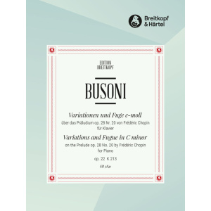 BUSONI - Variations and Fugue in C minor Op. 22 K 213
