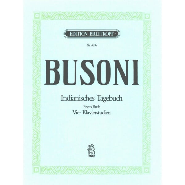 BUSONI - Indian Diary. Book No. 1 K 267