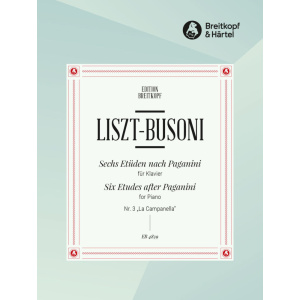 LISZT - BUSONI - 6 Etudes after Paganini