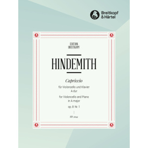 HINDEMITH - 3 Pieces for ViolonVIOLONCELLO SPARTITI Op. 8