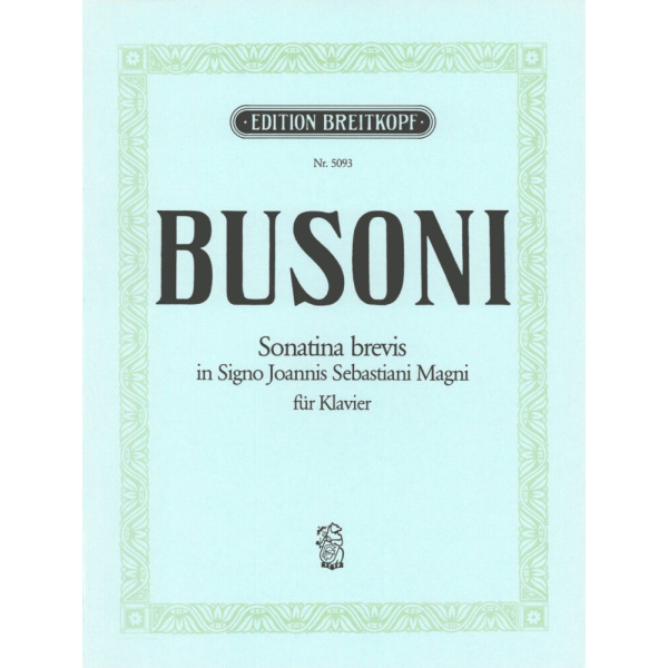 BUSONI - Sonatina brevis K 280