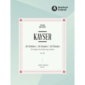 KAYSER - 36 Studies Op. 20