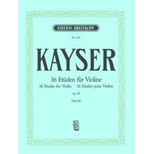 KAYSER - 36 Studies Op. 20