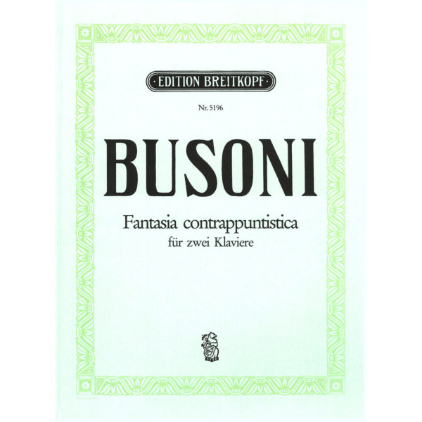 BUSONI - Fantasia contrappuntistica K 256