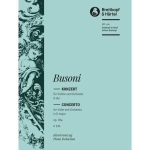BUSONI - Violin Concerto in D major Op. 35a K 243