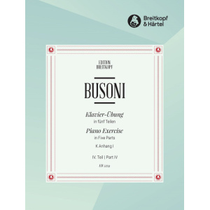 BUSONI - Piano Exercise in 5 Parts