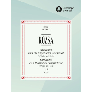 ROZSA - Variations on a Hungarian Peasant Song Op. 4