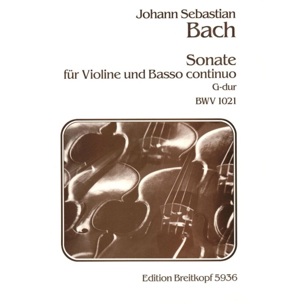 BACH - Sonata in G major BWV 1021