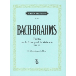BRAHMS - Presto after Bach