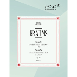 BRAHMS - Sonata No. 1 in E minor Op. 38