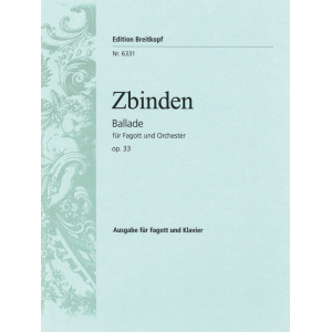 ZBINDEN - Ballad Op. 33