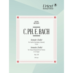 C.PH.BACH - Sonata (Solo) in G major Wq 139
