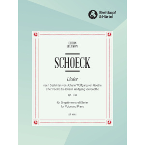 SCHOECK - Songs Op. 19