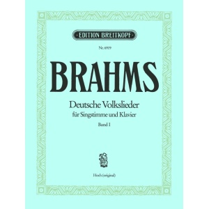 BRAHMS - German Folk Songs WoO 33