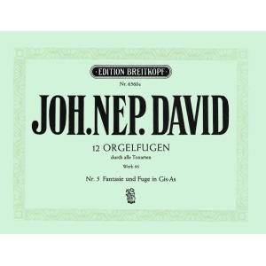DAVID - 12 Organ Fugues through all the Keys Werk 66