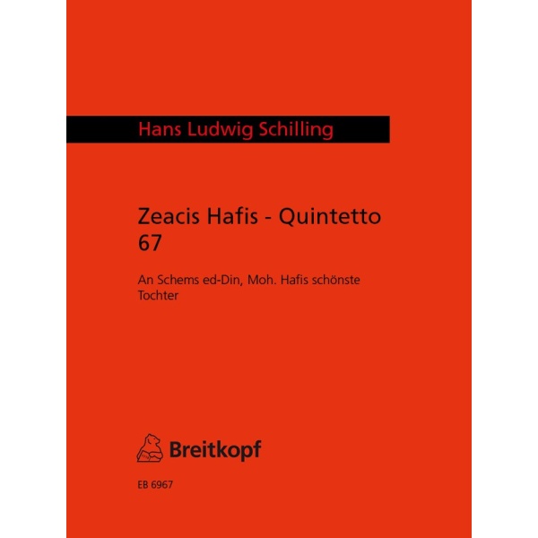 SCHILLING - Zeacis Hafis – Quintetto 67