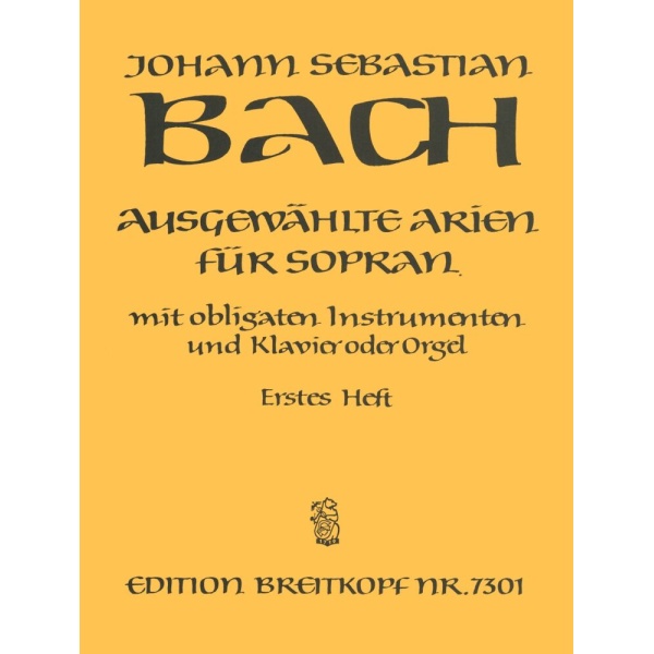 BACH - Selected Arias for Soprano