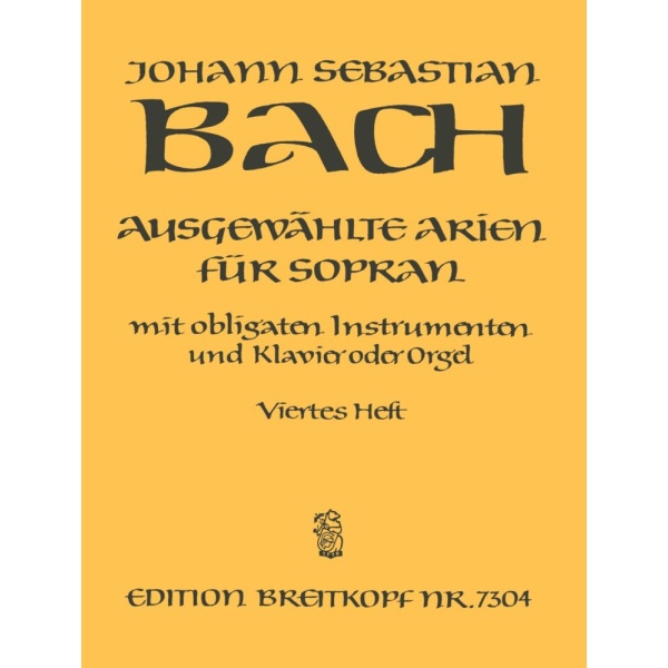 BACH - Selected Arias for Soprano