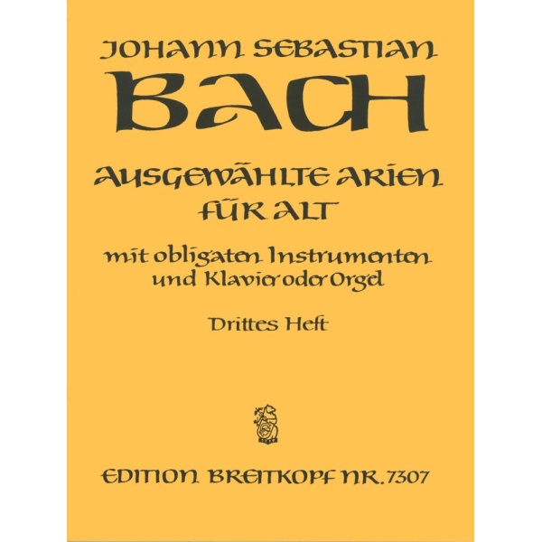 BACH - Selected Arias for Alto