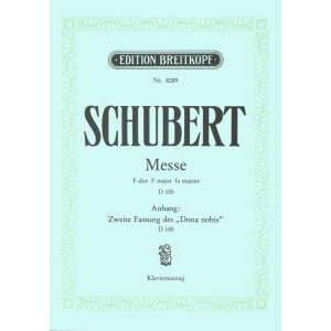 SCHUBERT - Mass in F major D 105