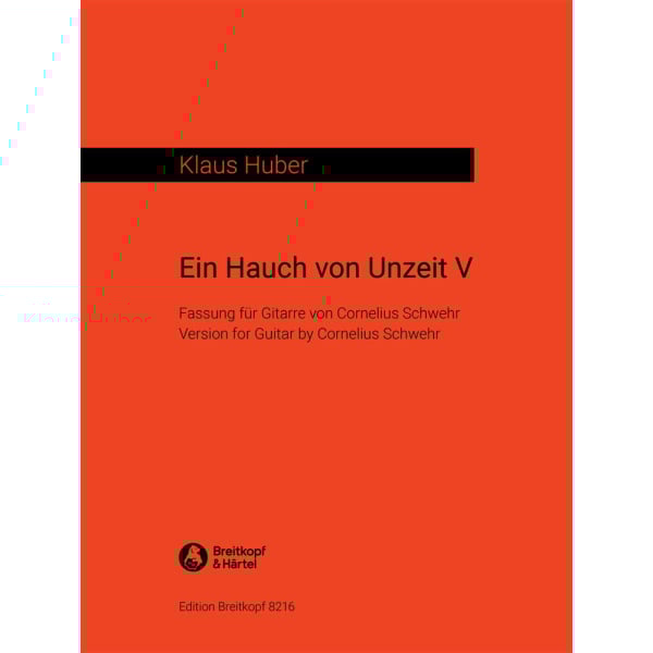 HUBER - Ein Hauch von Unzeit