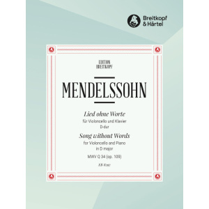 MENDELSSOHN - Song without Words [Op. 109] MWV Q 34