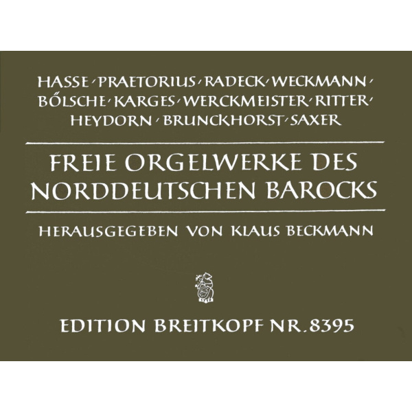 BECKMANN - Free Organ Works of North German Baroque