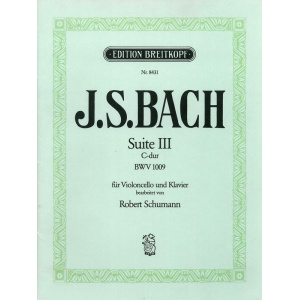 BACH - Suite III in C major BWV 1009 for violoncello