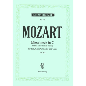 MOZART - Missa brevis in C K. 258