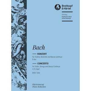 BACH - Violin Concerto in E major BWV 1042