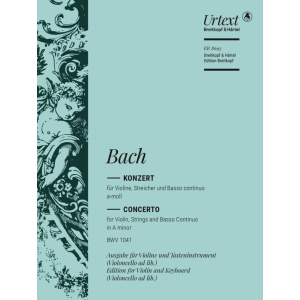 BACH - Violin Concerto in A minor BWV 1041