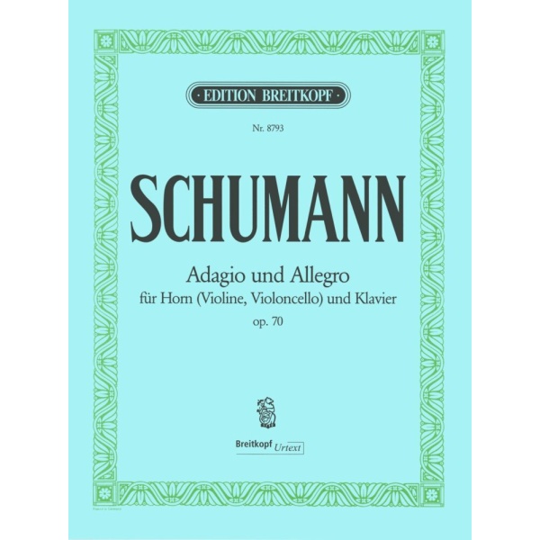 SCHUMANN - Adagio and Allegro in A flat major op. 70