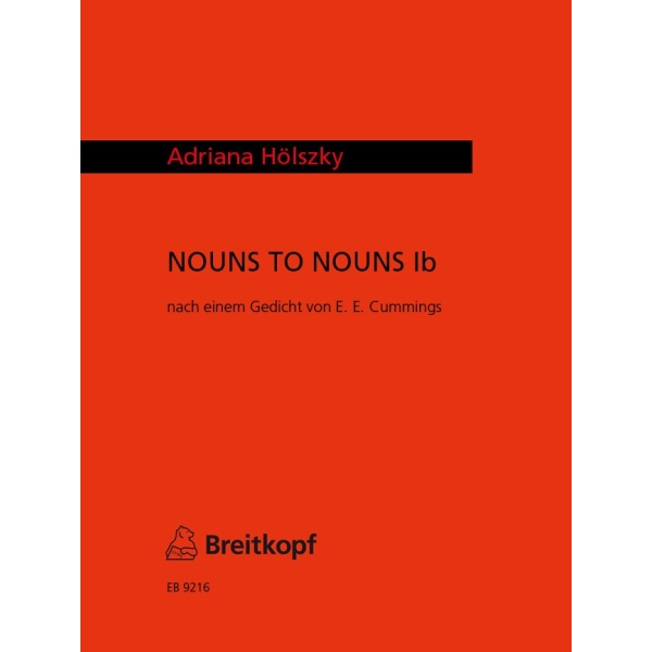 HOLSZKY - NOUNS TO NOUNS Ib