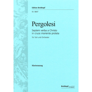 PERGOLESI - Septem verba a Christo in cruce moriente prolata