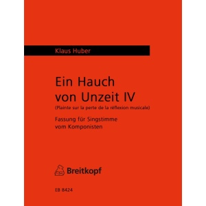 HUBER - Ein Hauch von Unzeit