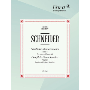 SCHNEIDER - Complete Piano Sonatas in 4 Volumes