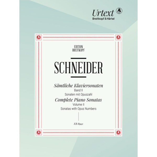 SCHNEIDER - Complete Piano Sonatas in 4 Volumes