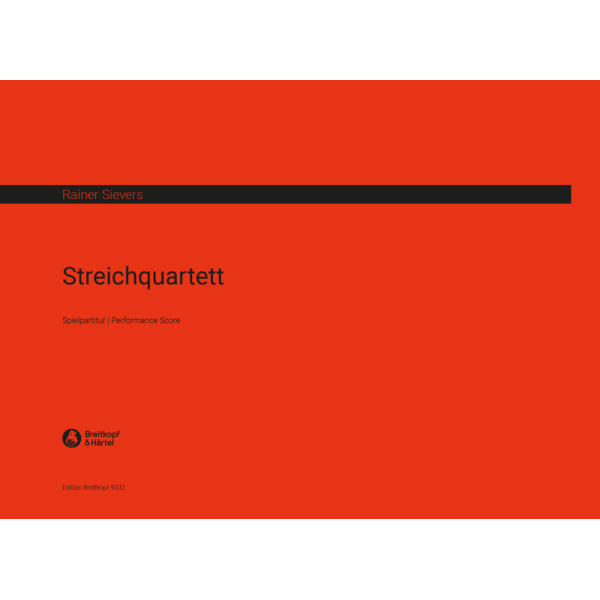 SIEVERS - String Quartet